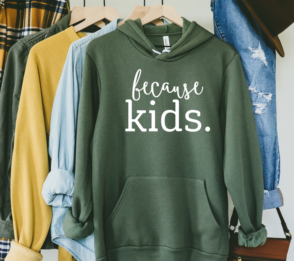 Because Kids Hooded Sweatshirt