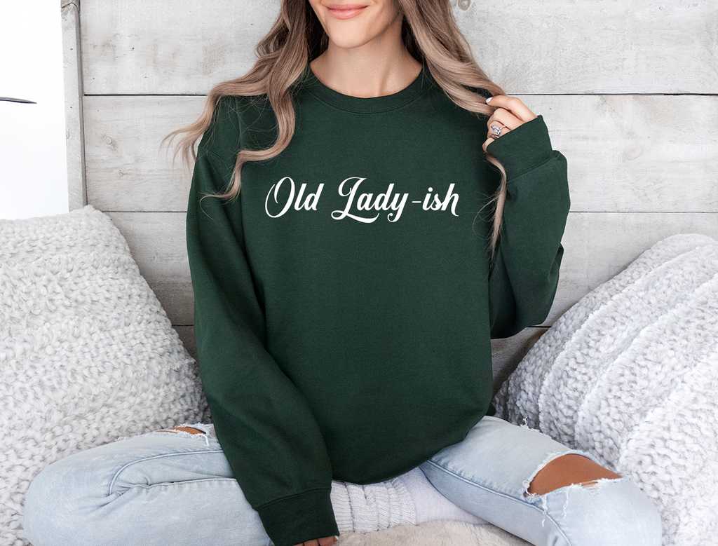 Old Ladyish Crew Sweatshirt