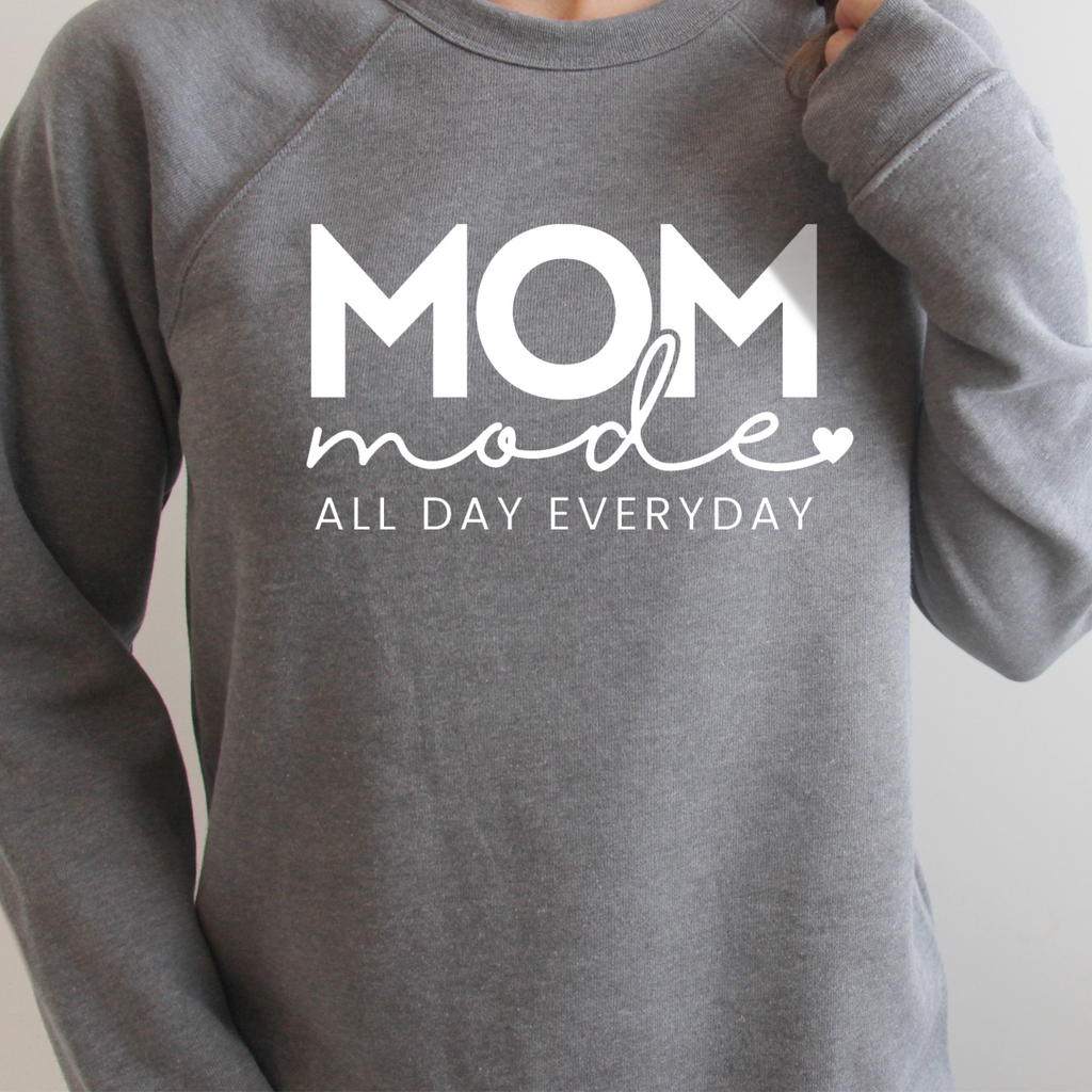 Mom Mode Crew Sweatshirt