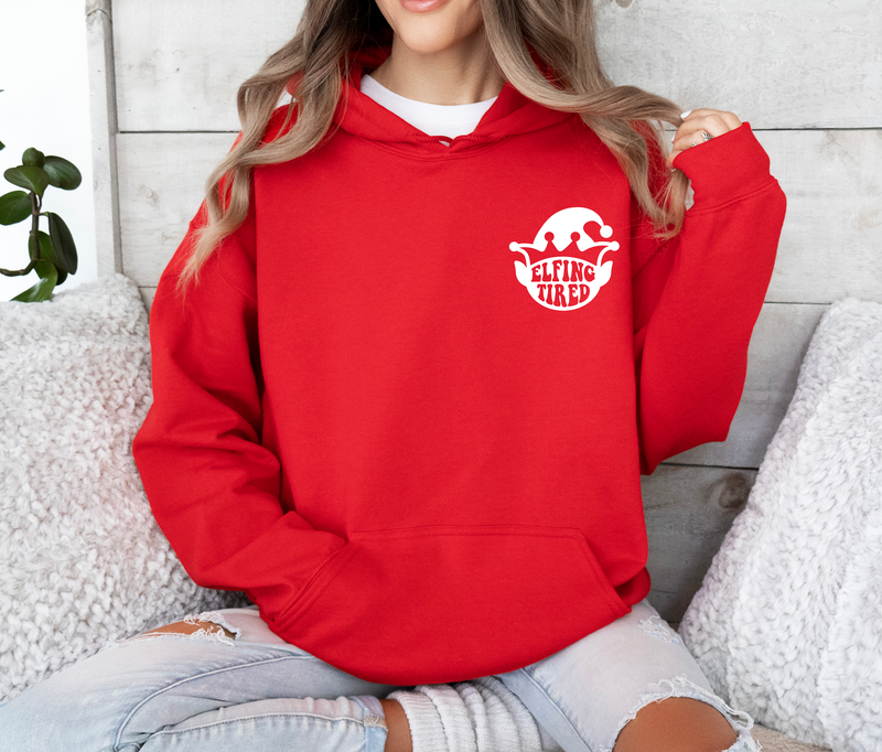 So Elfing Tired Hooded Sweatshirt